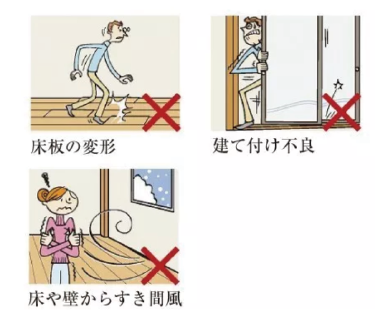 未乾燥材材は乾燥時に変形　| 行橋・北九州・苅田の注文住宅・リフォームは平原ホーム