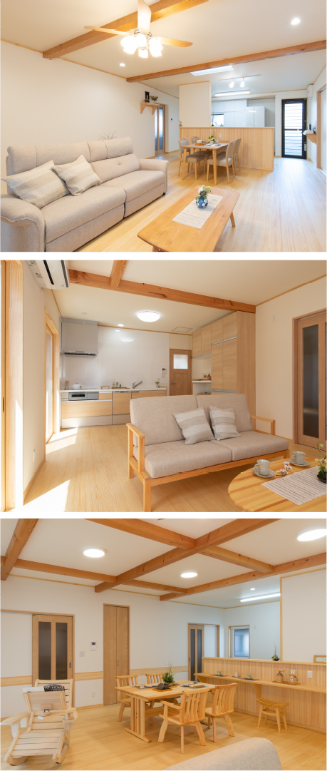 リフォーム・リノベーションのことなら行橋・苅田・北九州の住宅会社平原ホーム　「木ごこちの良い」室内空間